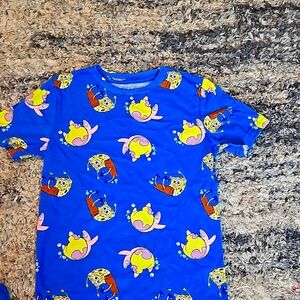 Kids SpongeBob Square pants blue t-shirt NWOT